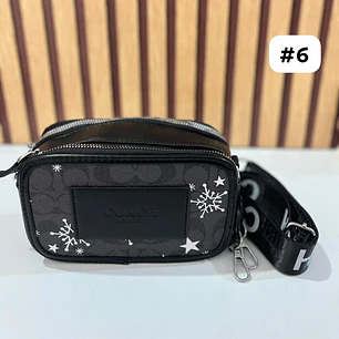 💋🍒 CROSS BODY IMITACIÓN COACH CON CORREA 💋🍒