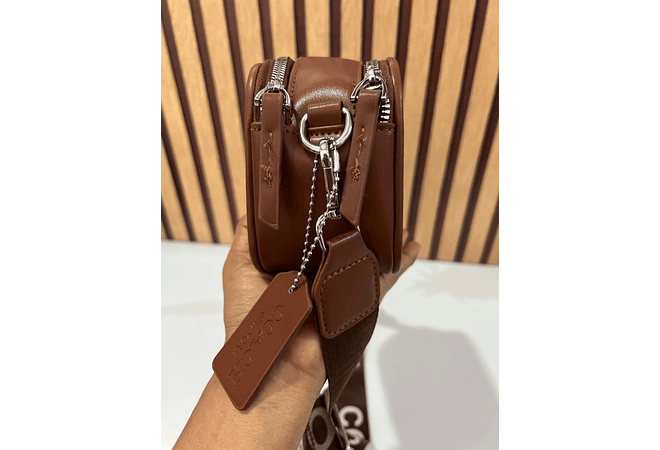 💋🍒 CROSS BODY IMITACIÓN COACH CON CORREA 💋🍒