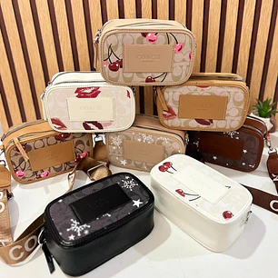 💋🍒 CROSS BODY IMITACIÓN COACH CON CORREA 💋🍒