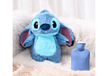 PELUCHE STITCH CON BOLSA PARA AGUA CALIENTE PARA ALIVIAR DOLORES Y MOLESTIAS