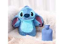 PELUCHE STITCH CON BOLSA PARA AGUA CALIENTE PARA ALIVIAR DOLORES Y MOLESTIAS