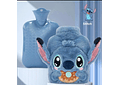 💙🍩BOLSA PARA AGUA CALIENTE CON FUNDA DE PELUCHE STITCH/DONA PARA ALIVIAR DOLORES Y MOLESTIAS MOD# PVC