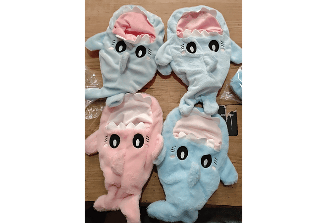 🦈 BOLSA PARA AGUA CALIENTE EN FORMA DE TIBURÓN PARA ALIVIAR DOLORES Y MOLESTIAS 🦈 ♨️