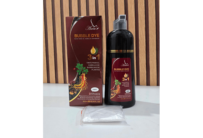 TINTE PARA CABELLO ESPUMOSO DE 500ML "BUBBLE BYE MOD# GRFOO20X (nuevos colores)