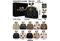 💋👛MONEDERO CON BROCHE COACH (IMITACIÓN) MOD# CQA-013  💋👛