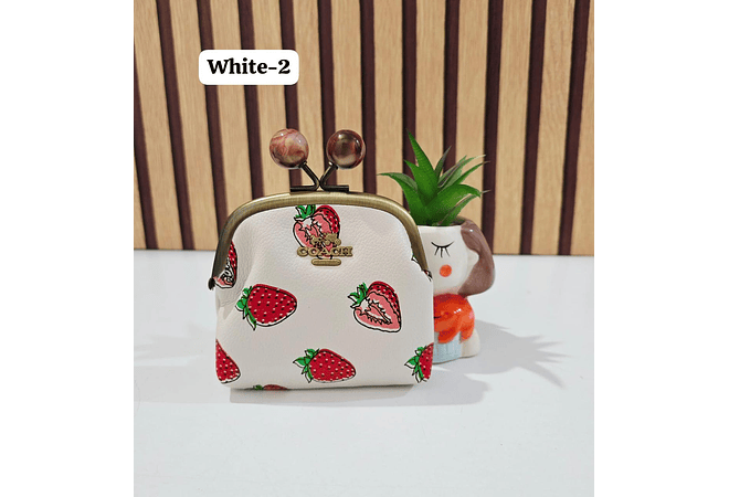 💋👛MONEDERO CON BROCHE COACH (IMITACIÓN) MOD# CQA-013  💋👛