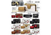 🍒DUO CROSS BODY + MONEDERITO IMITACIÓN COACH MOD# LCC-330   🍒