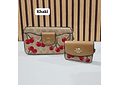 🍒DUO CROSS BODY + MONEDERITO IMITACIÓN COACH MOD# LCC-330   🍒