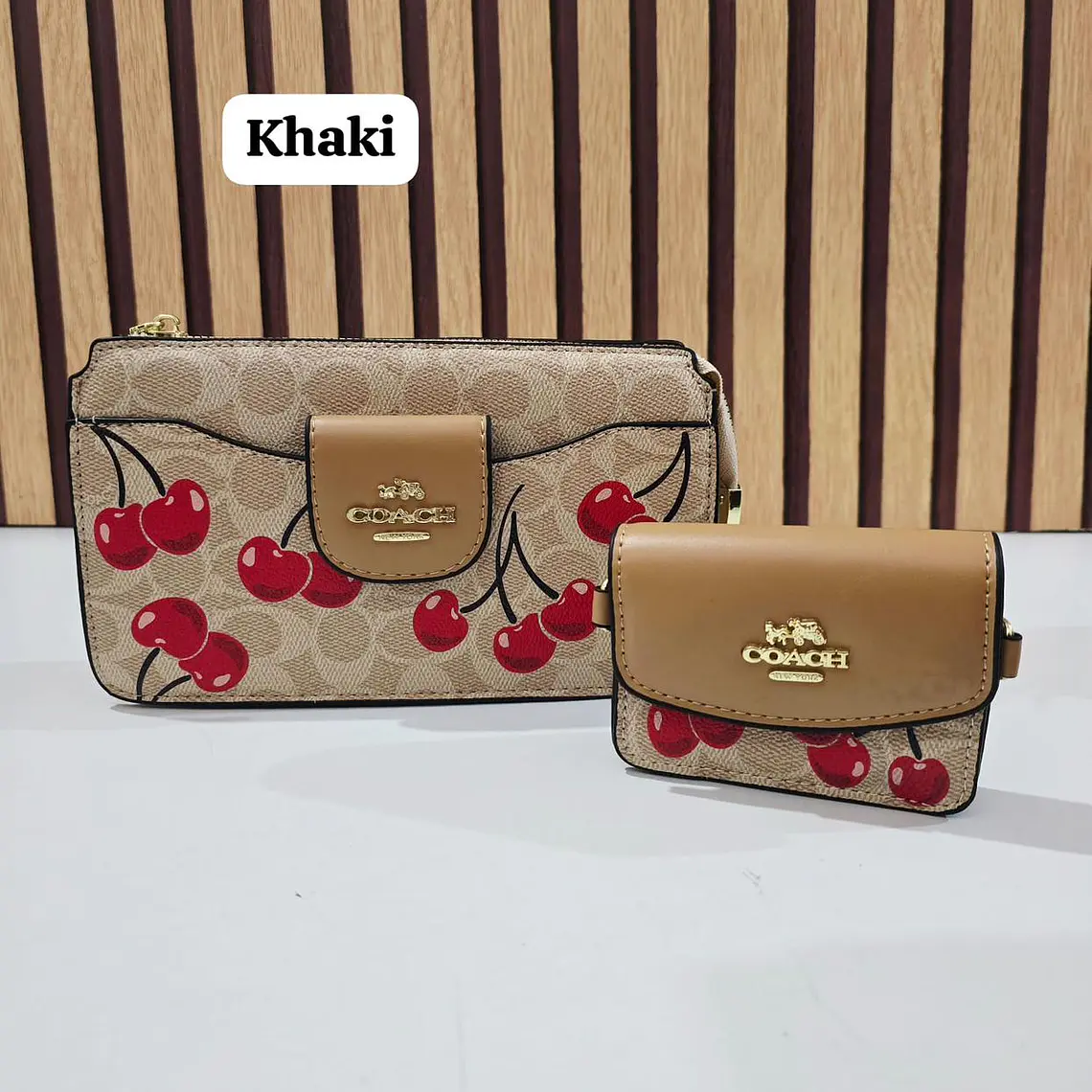 🍒DUO CROSS BODY + MONEDERITO IMITACIÓN COACH MOD# LCC-330   🍒 REINGRESO 6