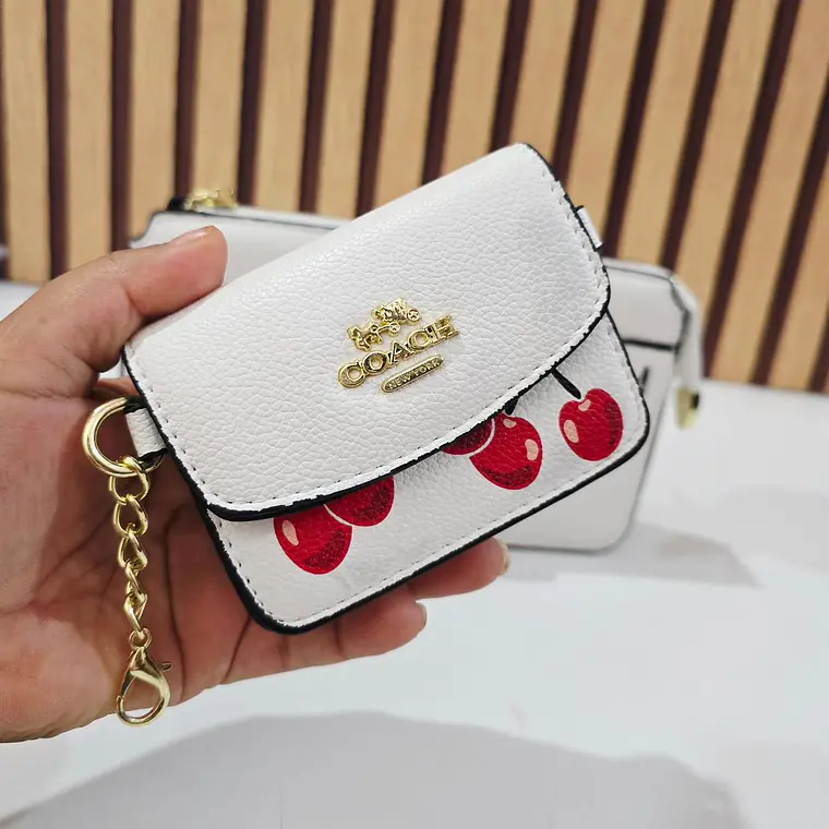 🍒DUO CROSS BODY + MONEDERITO IMITACIÓN COACH MOD# LCC-330   🍒 REINGRESO 11