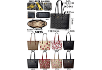 👜🍒BOLSO GRANDE DE MANO IMITACIÓN COACH MOD# LCC-241   👜🍒