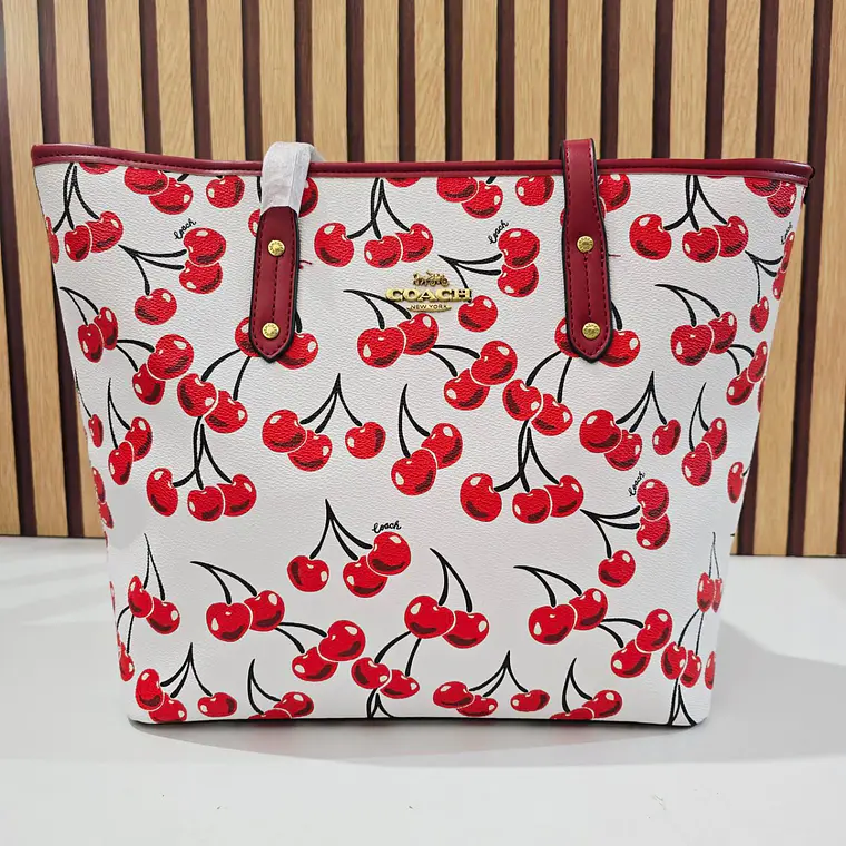 👜🍒BOLSO GRANDE DE MANO IMITACIÓN COACH MOD# LCC-241   👜🍒 1
