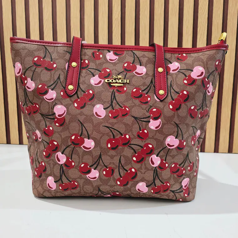 👜🍒BOLSO GRANDE DE MANO IMITACIÓN COACH MOD# LCC-241   👜🍒 6