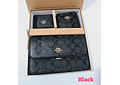 SET DE 3PZ CROSS BODY + MONEDERO+ TARJETERO IMITACIÓN COACH MOD# YDBL115