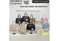 BOLSO + MONEDERO IMITACIÓN COACH MOD# H042-1