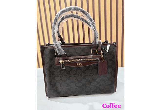BOLSO + MONEDERO IMITACIÓN COACH MOD# H042-1