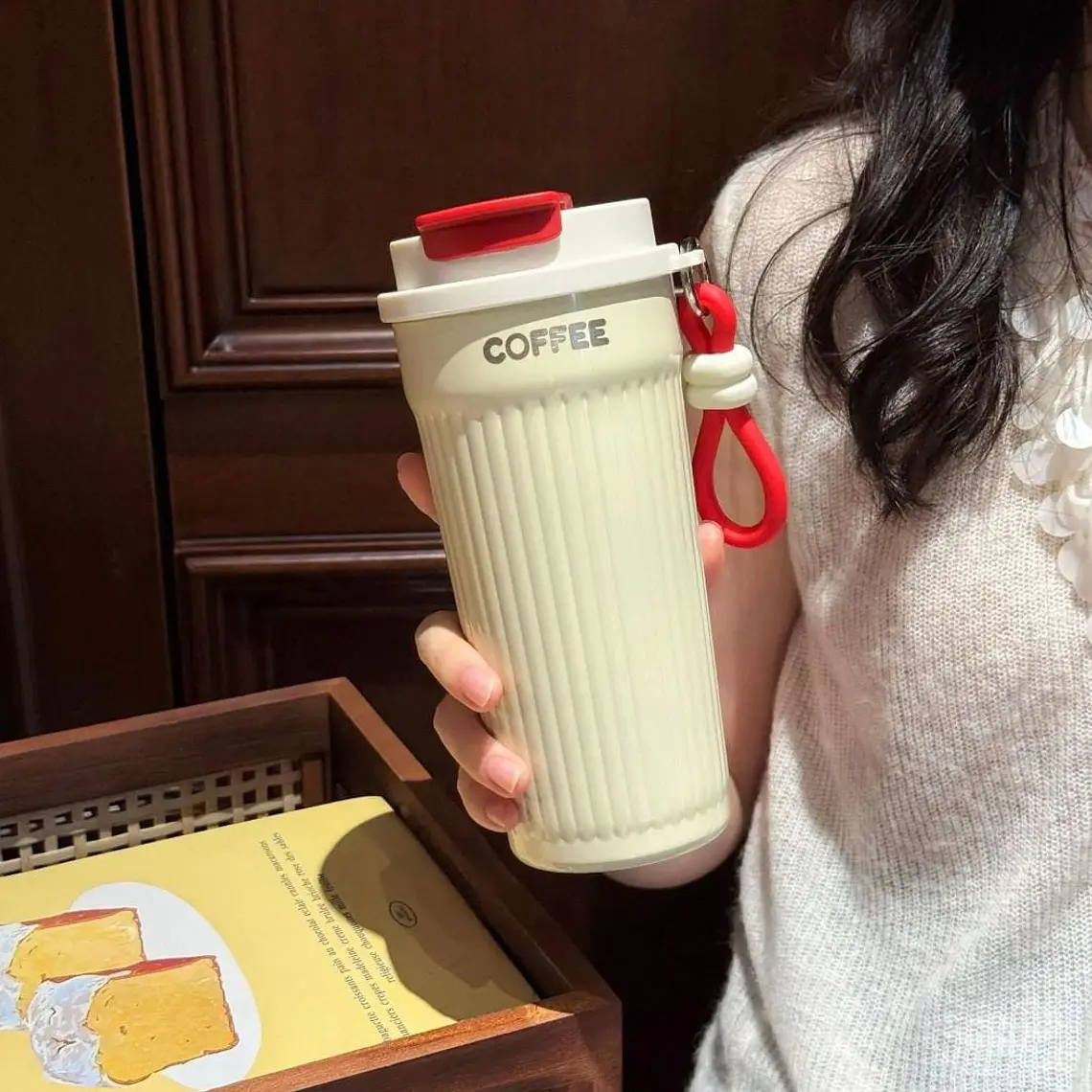 VASO TÉRMICO BOTTLE COFFEE DE 550ML MOD# MD-113  ☕ 7