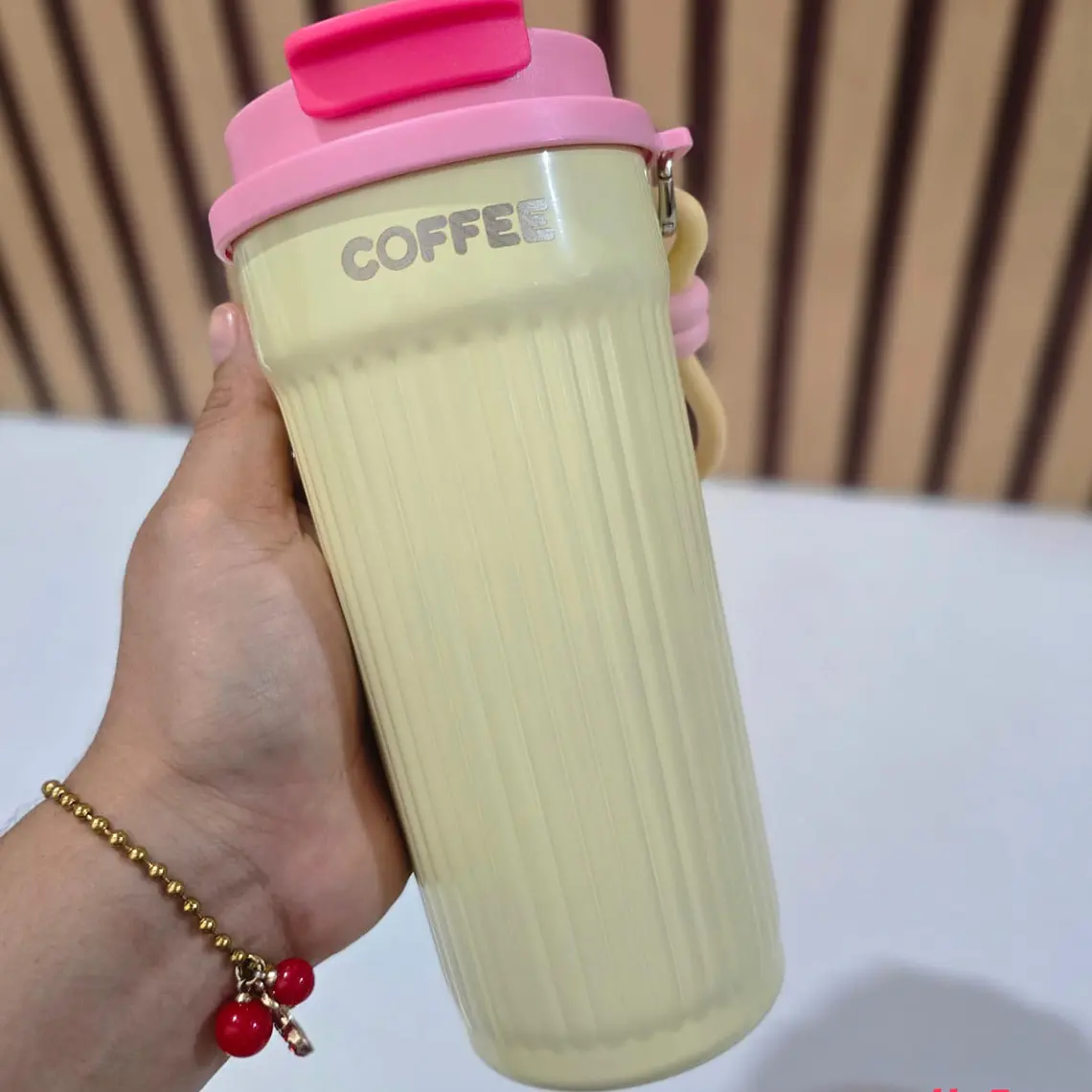 VASO TÉRMICO BOTTLE COFFEE DE 550ML MOD# MD-113  ☕ 9