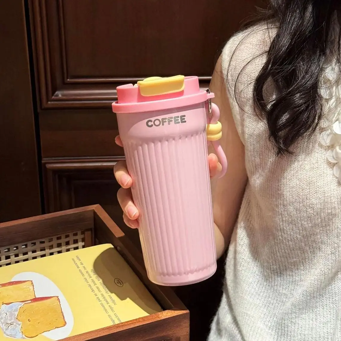 VASO TÉRMICO BOTTLE COFFEE DE 550ML MOD# MD-113  ☕ 10