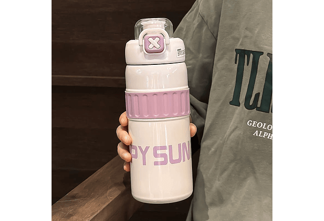 TERMO HAPPY SUNDAY 600ML MOD# BOL-86111