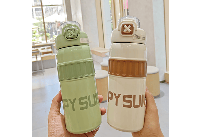 TERMO HAPPY SUNDAY 600ML MOD# BOL-86111