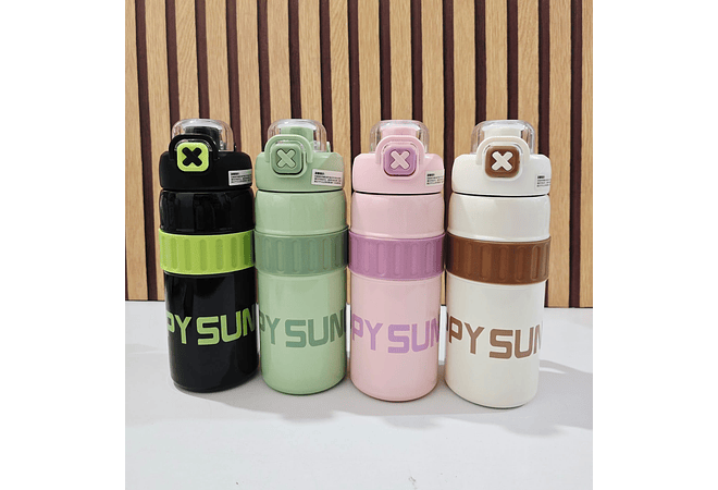 TERMO HAPPY SUNDAY 600ML MOD# BOL-86111