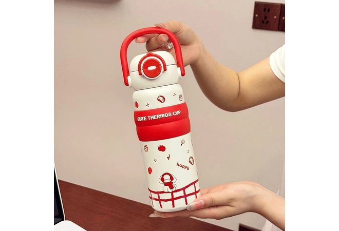 🍎🌸 TERMO CUTE ESTAMPADOS 650 MLMOD #Y-006  🍎🌸