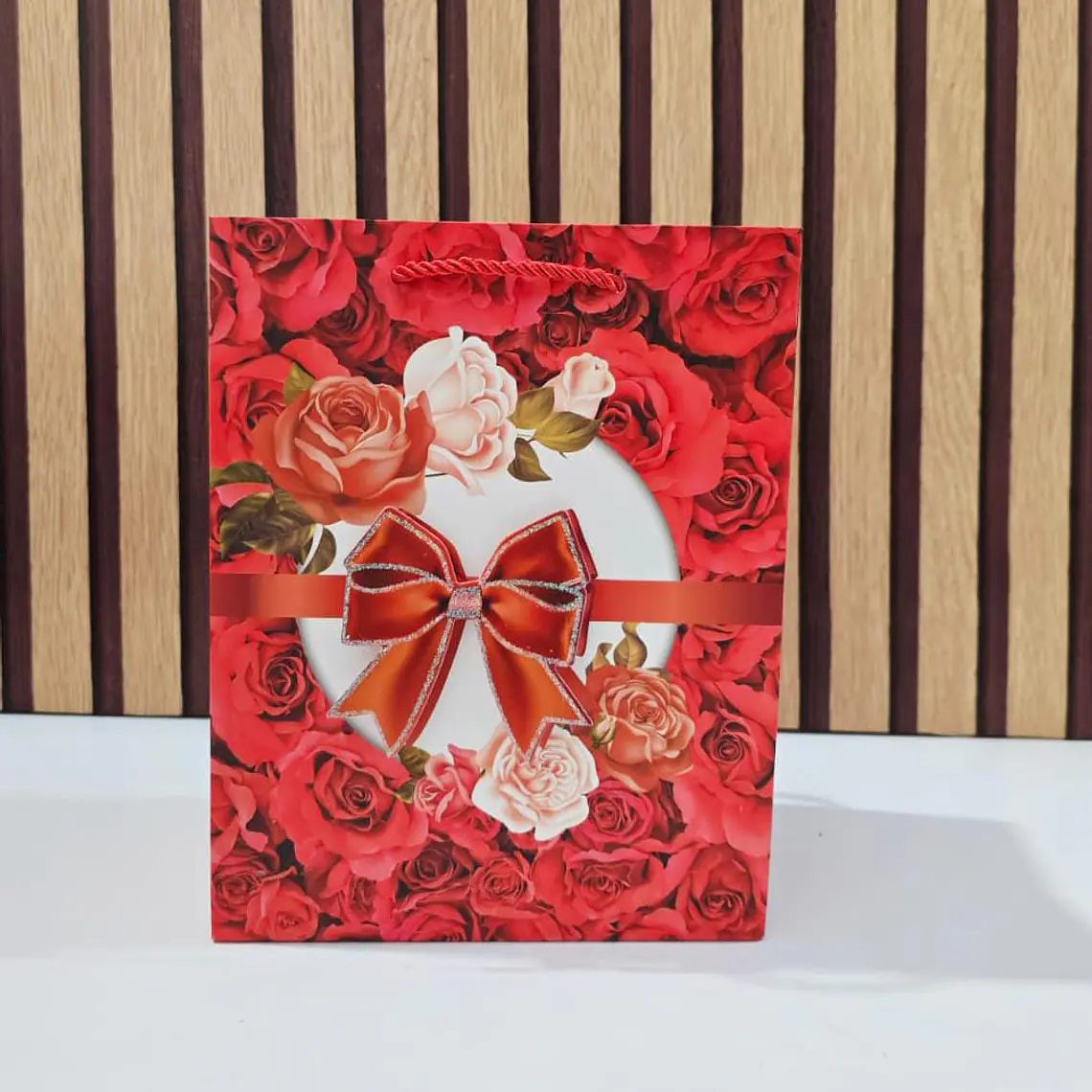 BOLSA PARA REGALO DISEÑO FLORES/ MOÑO MOD# LPD93-112  💝 💐 🎁 5