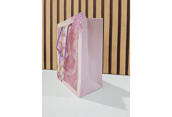 BOLSA PARA REGALO DISEÑO FLORES MOD# LPD93-118  💐 🌷🎁