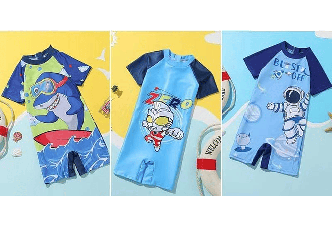 TRAJE DE BAÑO INFANTIL PARA NIÑO MOD #8905-2