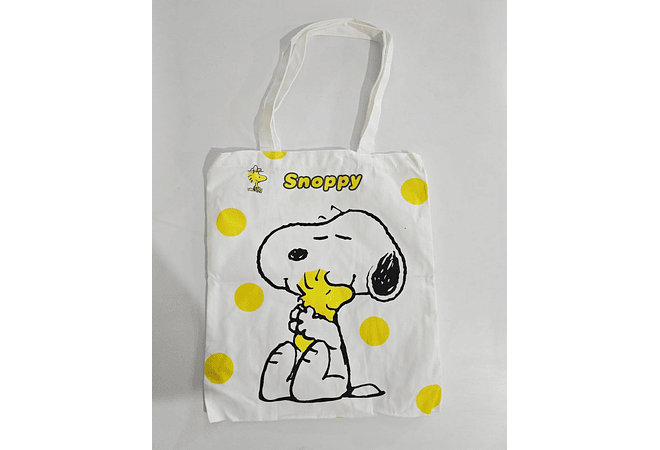 BOLSA DE MANTA DISEÑO SNOOPY MOD# E2551