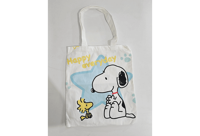BOLSA DE MANTA DISEÑO SNOOPY MOD# E2551