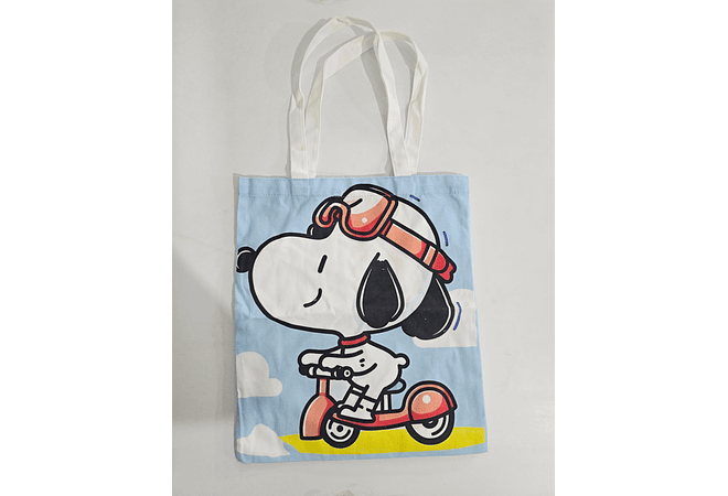 BOLSA DE MANTA DISEÑO SNOOPY MOD# E2551