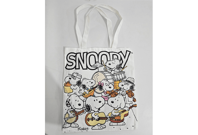 BOLSA DE MANTA DISEÑO SNOOPY MOD# E2551