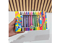 CAJITA CON 12 CRAYOLAS JIMBO MOD# KM-188🖍️