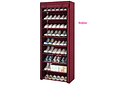💋ORGANIZADOR  PARA ZAPATOS 9 NIVELES CON FORRO MOD# ZTA66