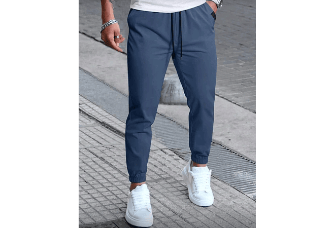 PANTALÓN AZUL CASUAL PARA CABALLERO S (46) MOD# QPKZ-710-115