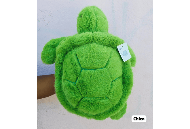 PELUCHE/TORTUGA MEDIANA Y CHICA ACABADO PELUSA MOD# K421 O K422  🐢