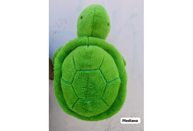 PELUCHE/TORTUGA MEDIANA Y CHICA ACABADO PELUSA MOD# K421 O K422  🐢