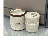 LUNCH BOX BAG, SET DE 2 TUPPER TÉRMICOS CON LONCHERA TÉRMICA MOD# 25-FH-088🧇🥪