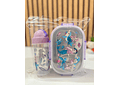🍋‍🟩SET DE TUPPER TÉRMICO + VASO  DISEÑOS PERSONAJES MOD# 25-FH-093🥤
