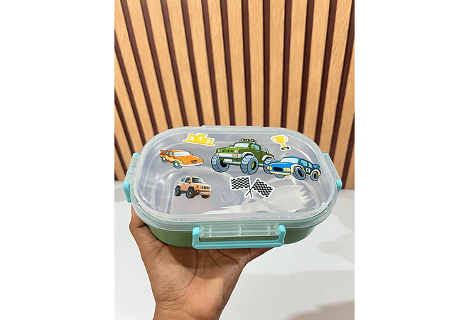 🍋‍🟩SET DE TUPPER TÉRMICO + VASO  DISEÑOS PERSONAJES MOD# 25-FH-093🥤