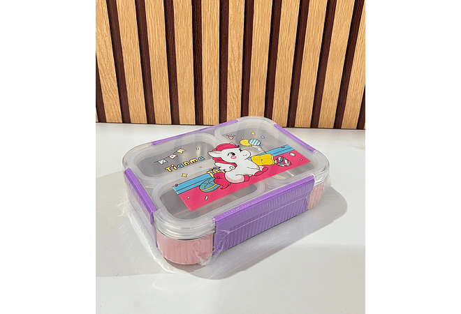 TUPPER TÉRMICO DISEÑO OSITO O UNICORNIO MOD# 25-FH-077    🦄 🐻