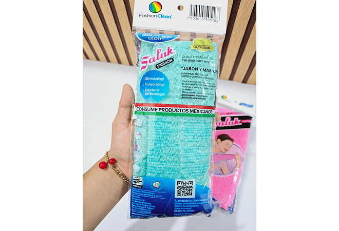 ESTROPAJO DE TELA PARA BAÑO COLORES AL AZAR 🚿🛀🏻