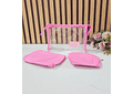SET DE 3 COSMETIQUERAS (TRANSPARENTE FOREVER LOVE) MOD# WK-1164💋
