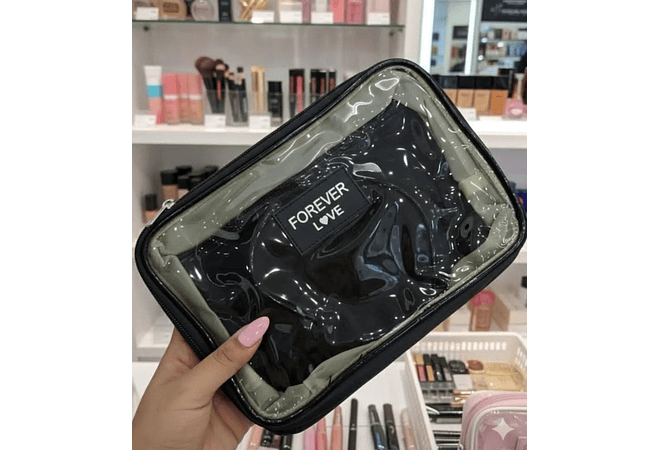 SET DE 3 COSMETIQUERAS (TRANSPARENTE) MOD# WL-1007 💋🩷