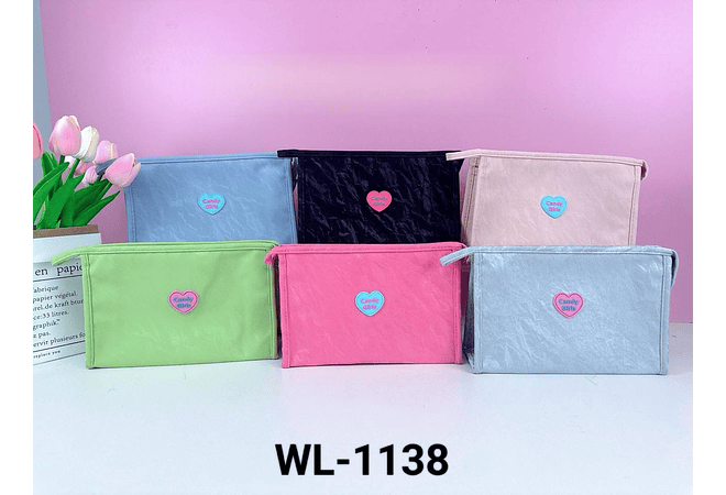 🥰COSMETIQUERAS GRANDES VARIOS MODELOS (AL AZAR) MOD# WL-1135, 38 Y 42