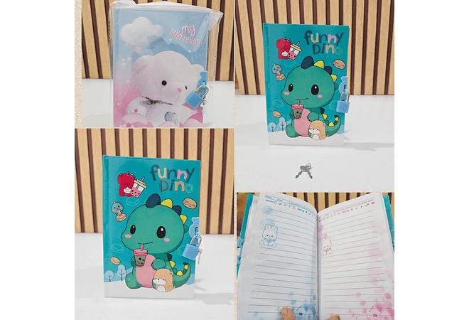 📖 LIBRO PARA DIARIO(AL AZAR) MOD# YONG-54 (mediano)