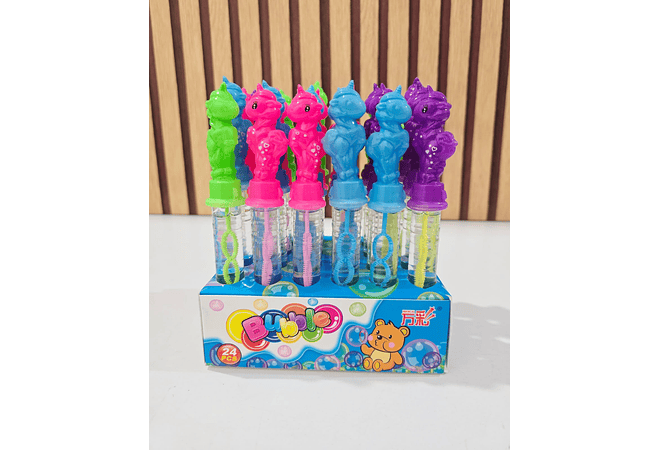 CAJITA CON 24 BURBUJEROS DIFERENTES DISEÑOS 🧼 🫧