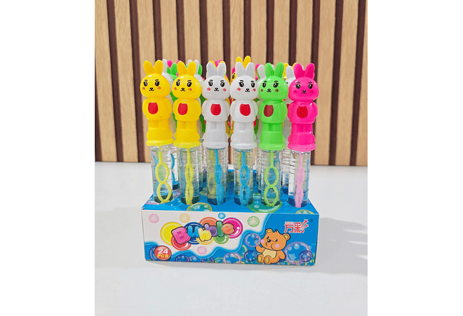 CAJITA CON 24 BURBUJEROS DIFERENTES DISEÑOS 🧼 🫧